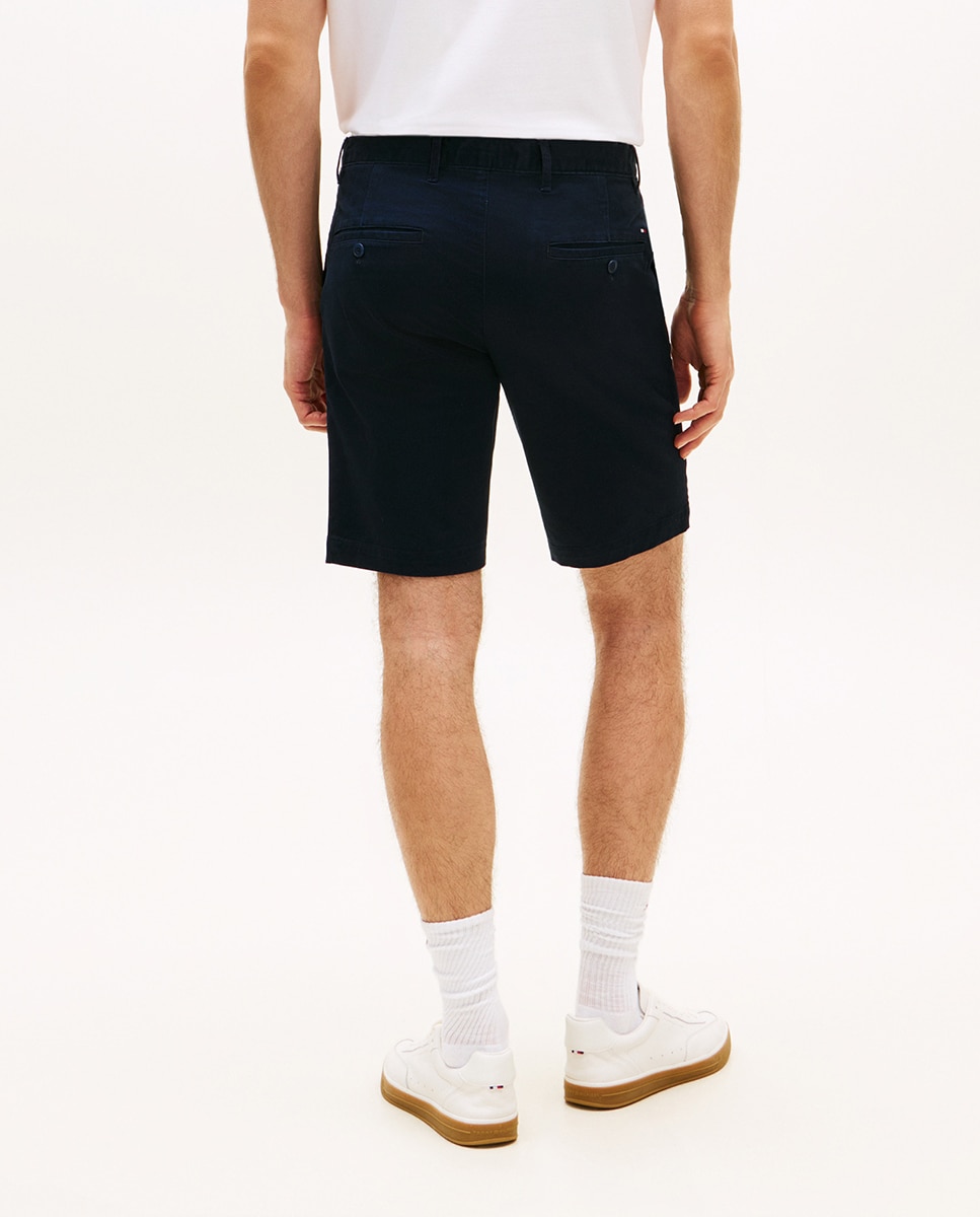 Bermuda de caballero lisa tipo chino - Tommy Hilfiger - Azul marino Azul marino-3