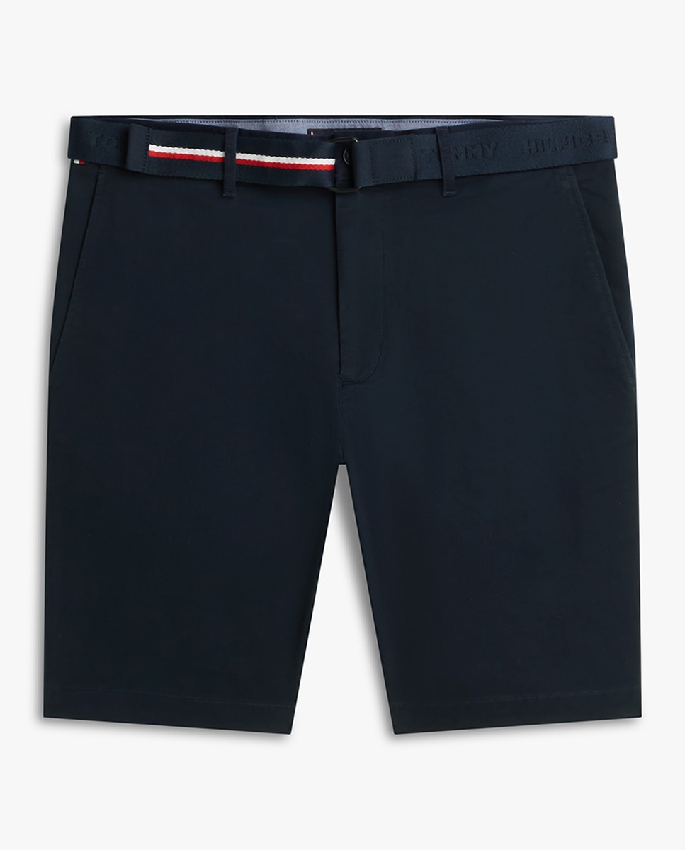 Bermuda de caballero lisa tipo chino - Tommy Hilfiger - Azul marino Azul marino-5