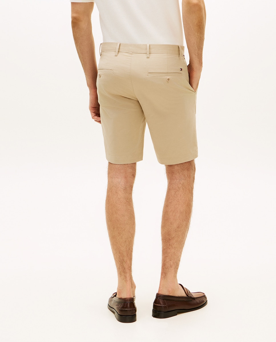 Bermuda de caballero lisa tipo chino - Tommy Hilfiger - Beige Beige-3