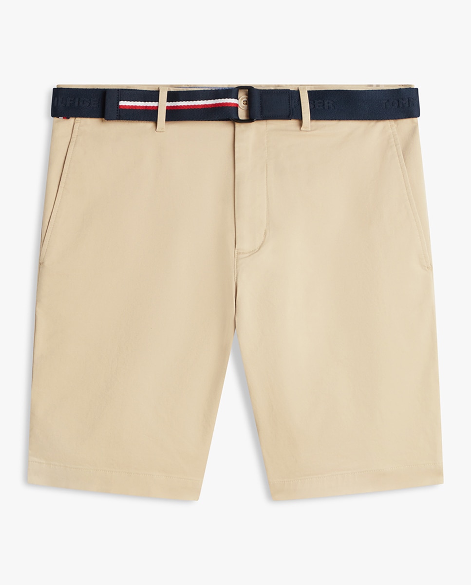 Bermuda de caballero lisa tipo chino - Tommy Hilfiger - Beige Beige-5