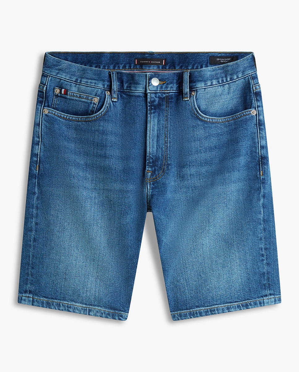 Bermudas de Ganga Straight Fit Denton Azul-5