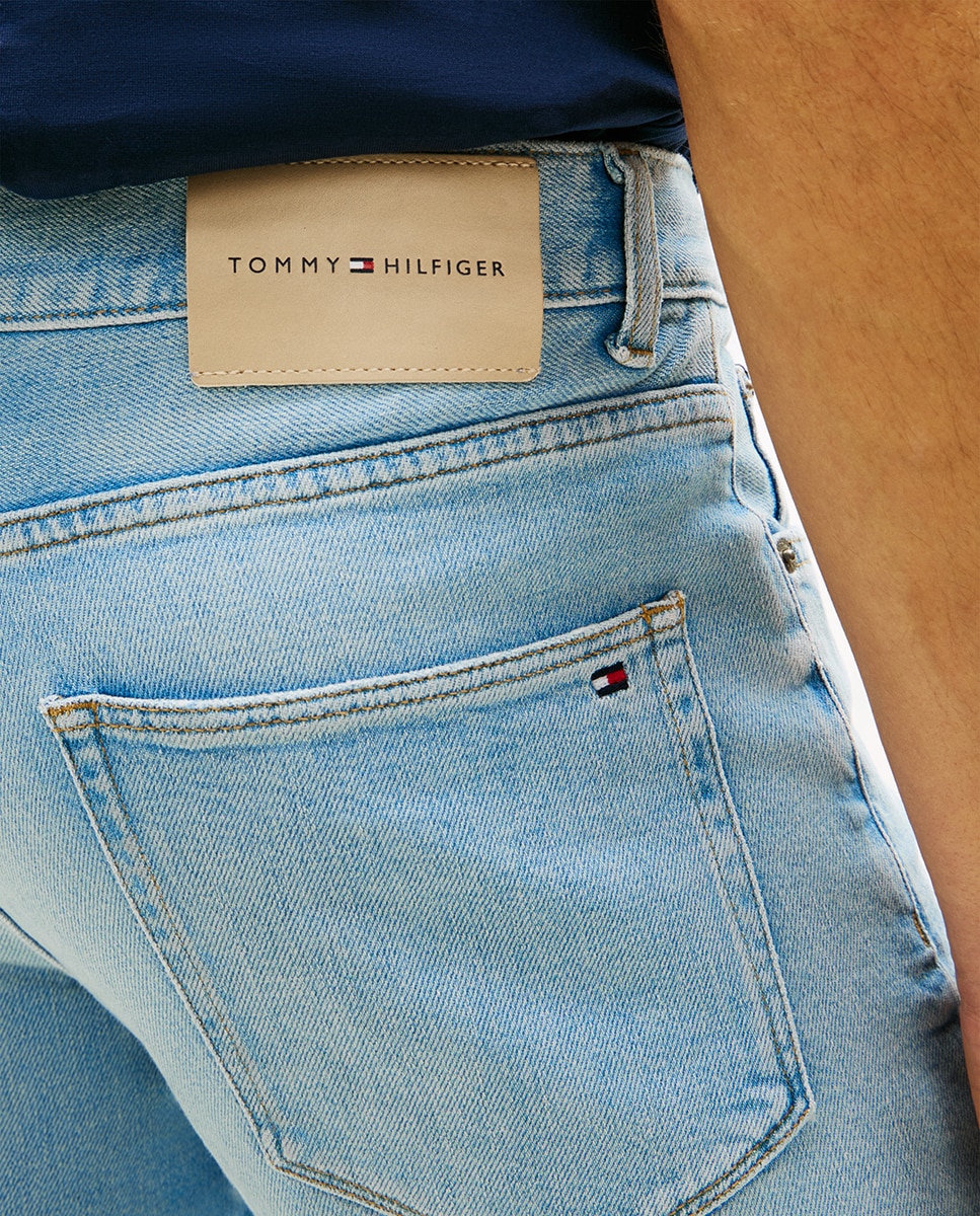 Bermudas de Ganga Straight Fit Denton Azul-4