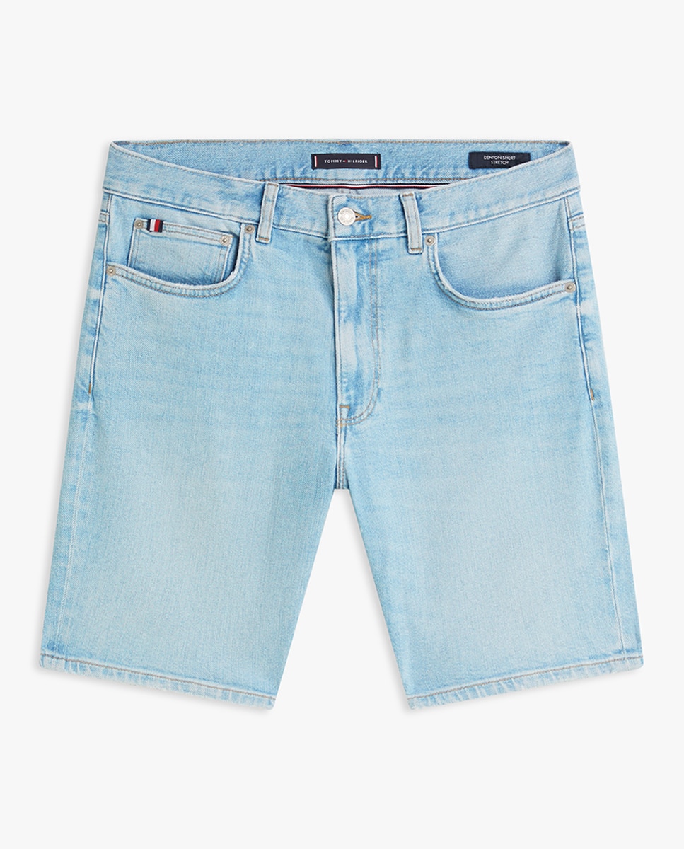 Bermudas de Ganga Straight Fit Denton Azul-5