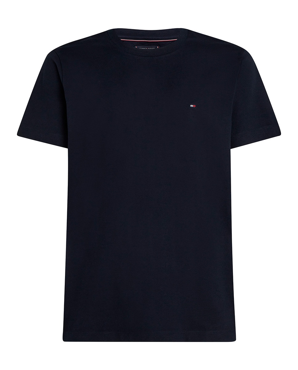 Camiseta de hombre essential estampada con fit regular - Tommy Hilfiger - Azul marino Azul marino-1
