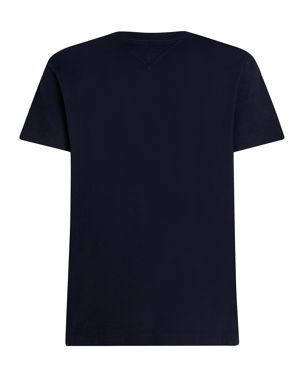 Camiseta de hombre essential estampada con fit regular - Tommy Hilfiger - Azul marino Azul marino-2
