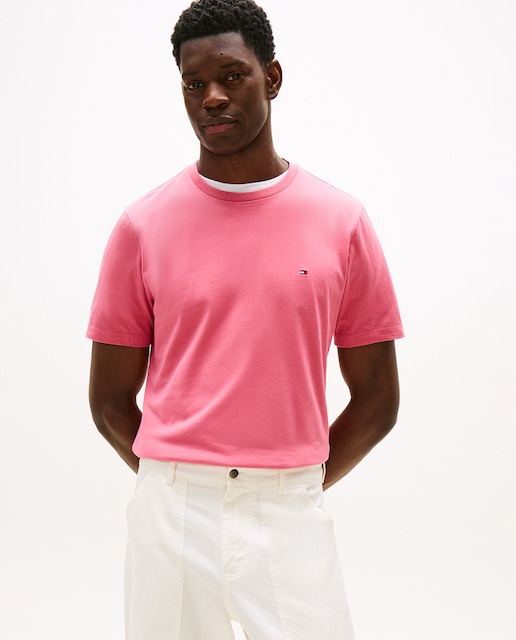 Imagem 0 de T-shirt Regular de Manga Curta com Bandeira Bordada