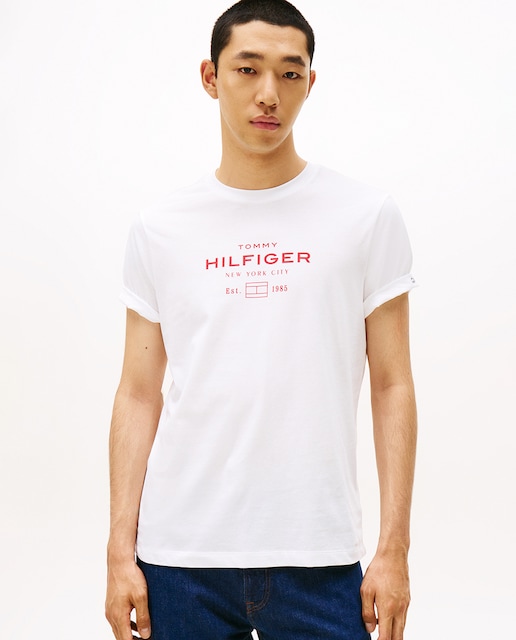 Imagem 0 de T-shirt de Manga Curta com Gola Redonda