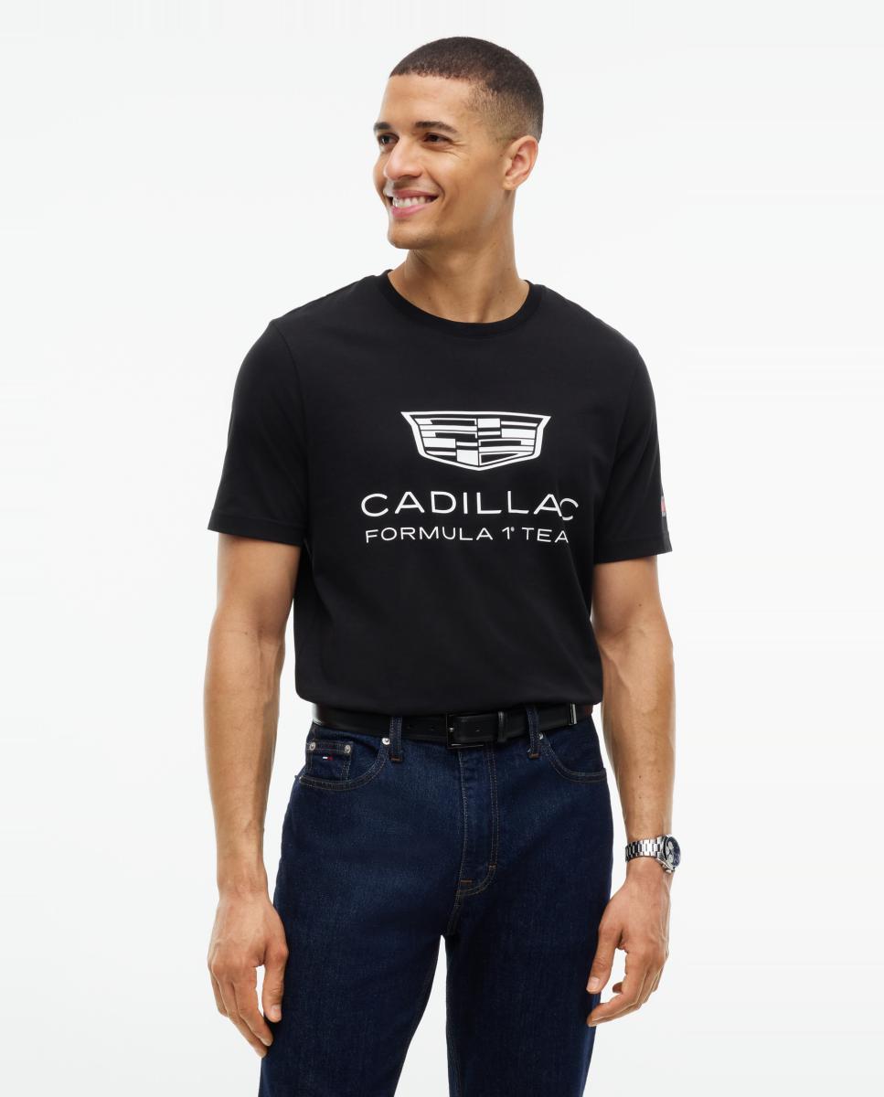 T-shirt de Manga Curta da Cápsula Cadillac Preto-1