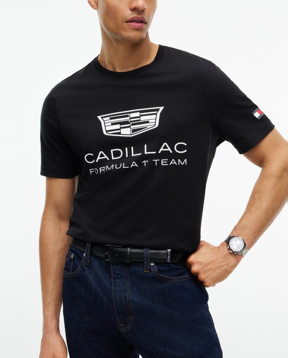 T-shirt de Manga Curta da Cápsula Cadillac Preto-4