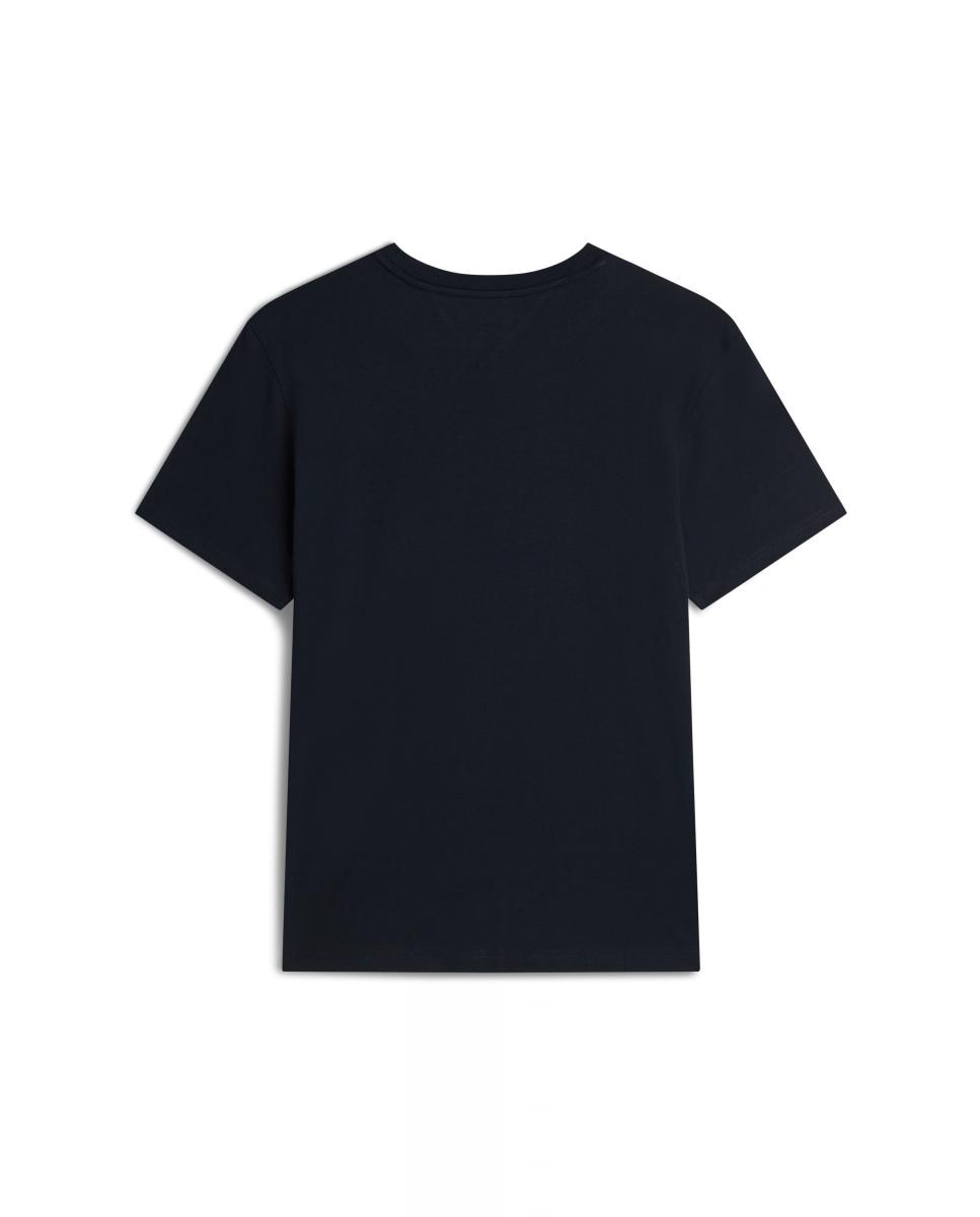 Camisa de caballero con logo impreso en el pecho - Tommy Hilfiger - Azul marino Azul marino-4