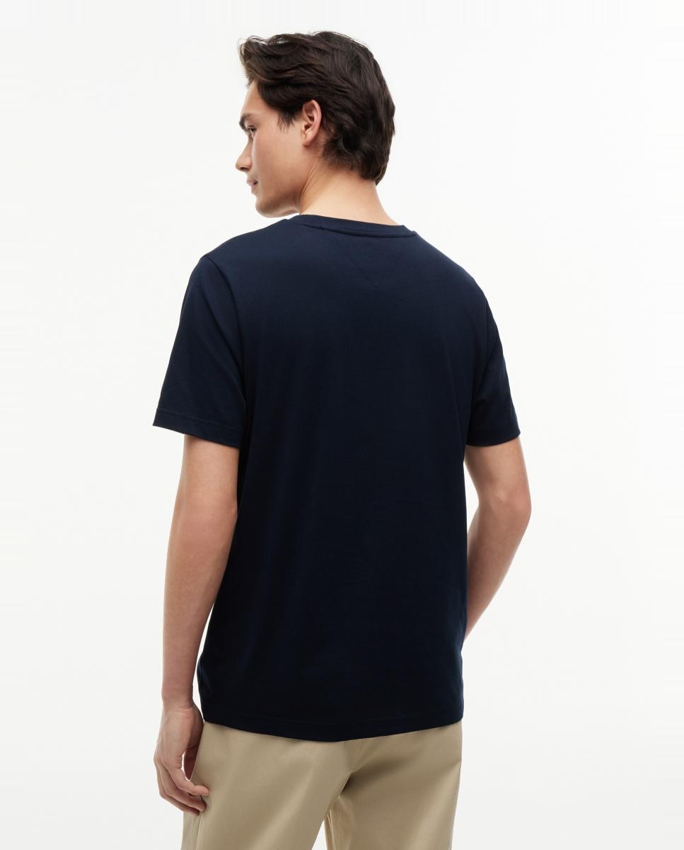 Camiseta de caballero con branding impreso en el pecho - Tommy Hilfiger - Azul marino Azul marino-2