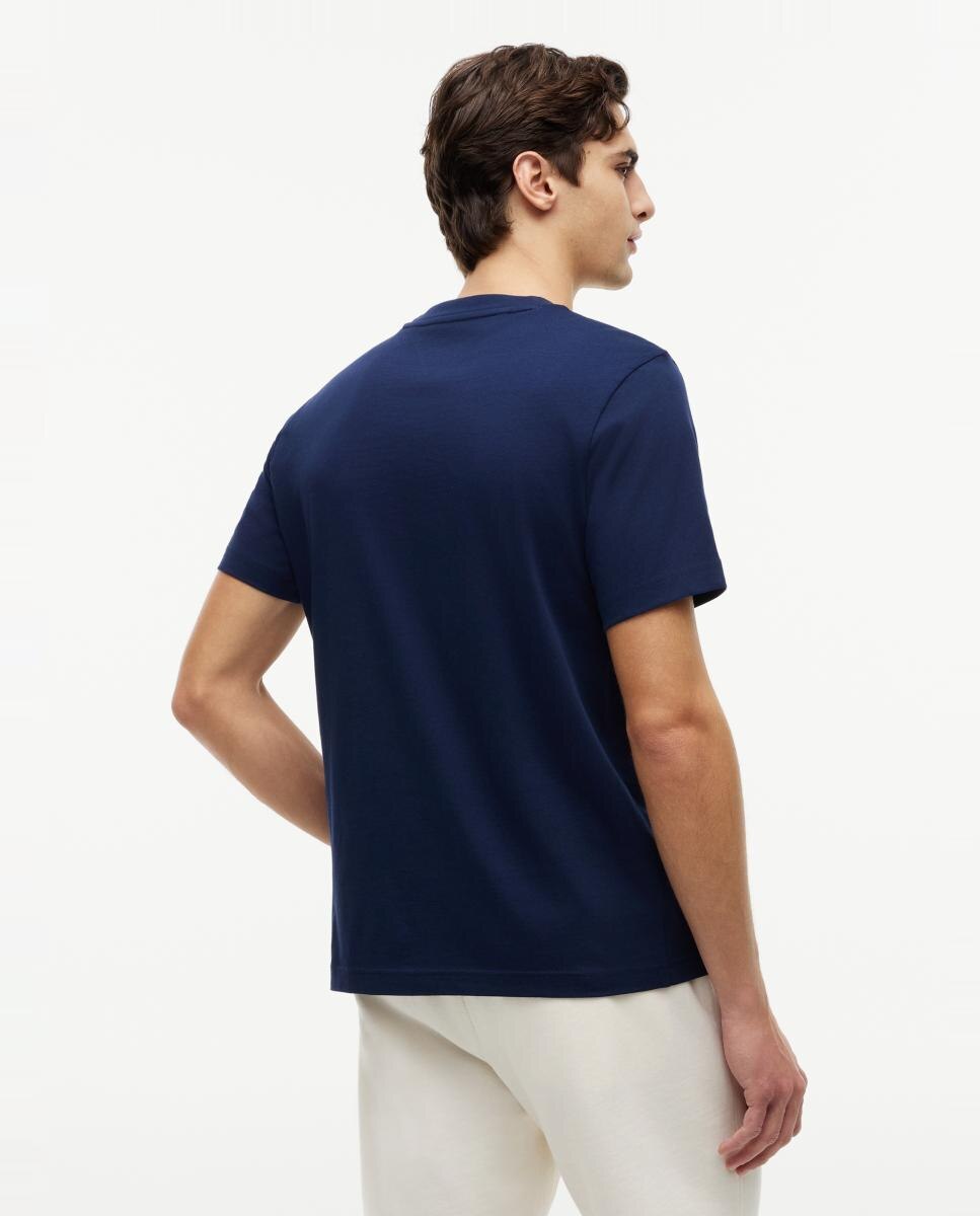 Camiseta de caballero con branding impreso en el pecho - Tommy Hilfiger - Azul marino Azul marino-2
