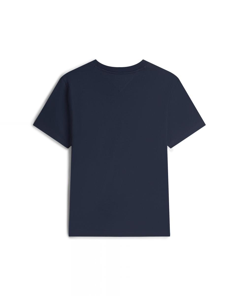 Camiseta de caballero con branding impreso en el pecho - Tommy Hilfiger - Azul marino Azul marino-8