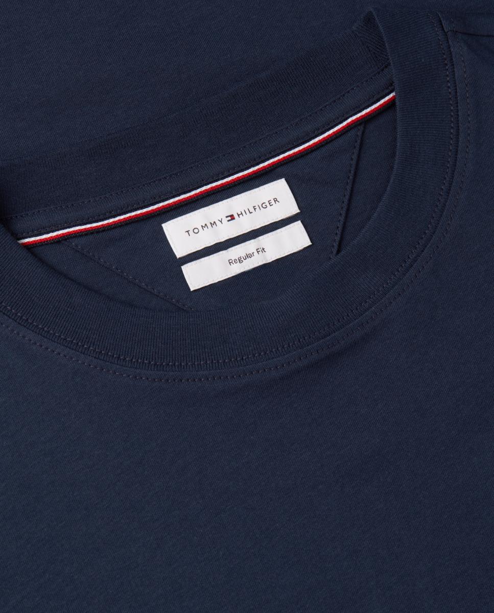 Camiseta de caballero con branding impreso en el pecho - Tommy Hilfiger - Azul marino Azul marino-9