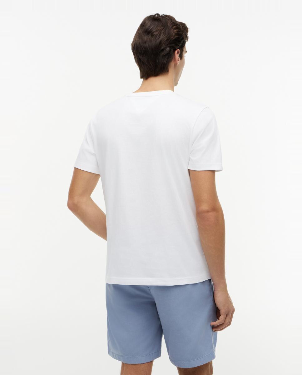 T-shirt com Branding Impresso no Peito Branco-2