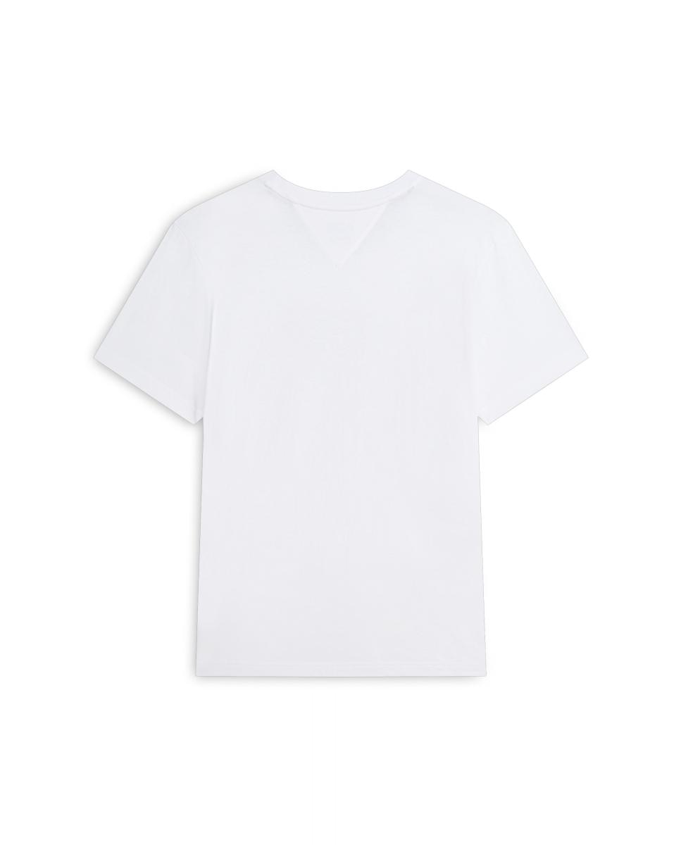 T-shirt com Branding Impresso no Peito Branco-5