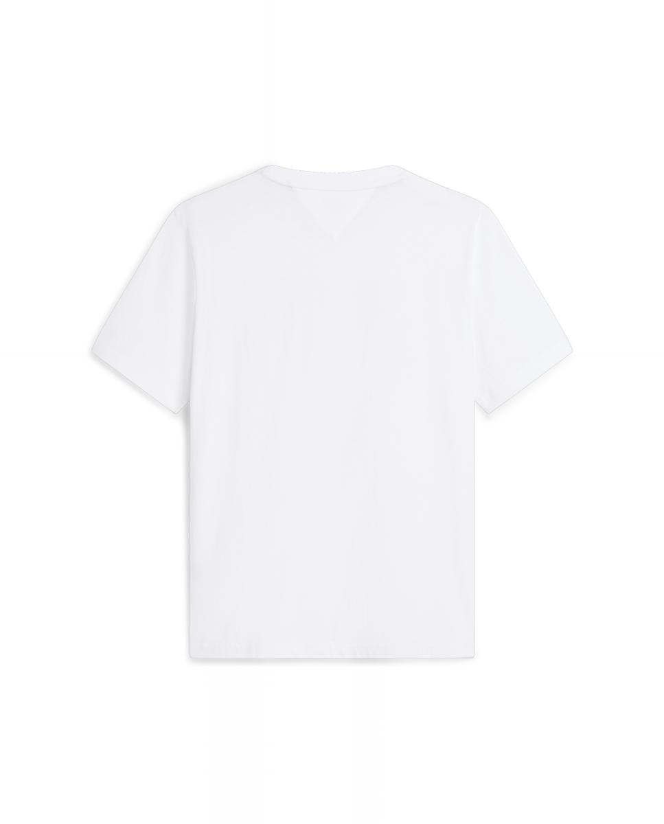 Camisa de caballero con logo impreso en el pecho - Tommy Hilfiger - Blanco Blanco-9