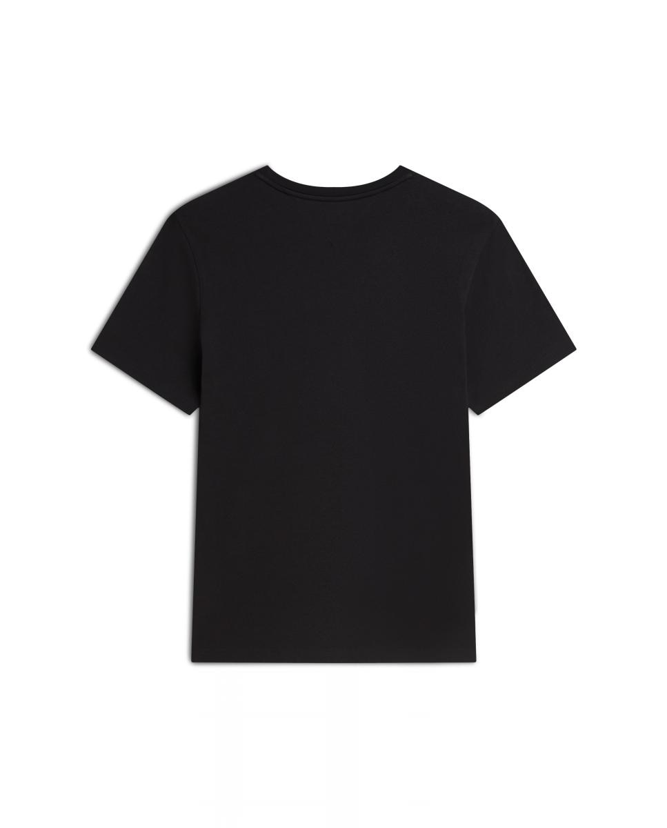 Camisa com Logótipo Impresso no Peito Preto-5
