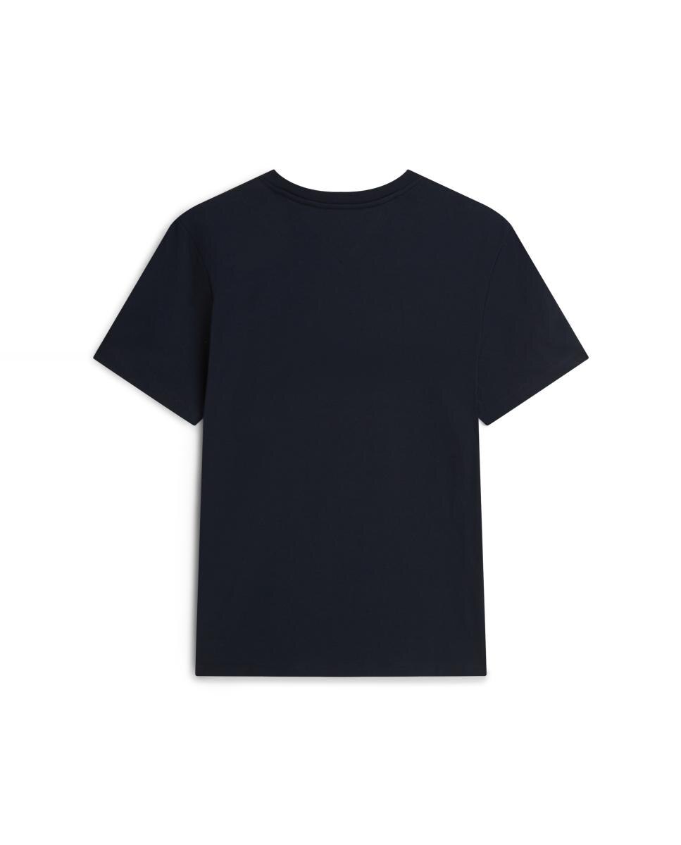 T-shirt com Branding Bordado no Peito Azul-marinho-5