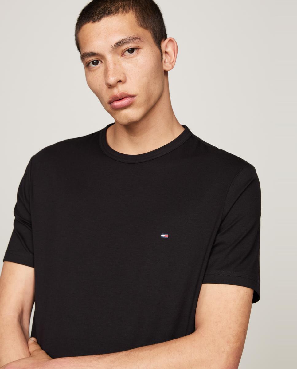 Camiseta Performance básica de caballero - Tommy Hilfiger - Negro Negro-3