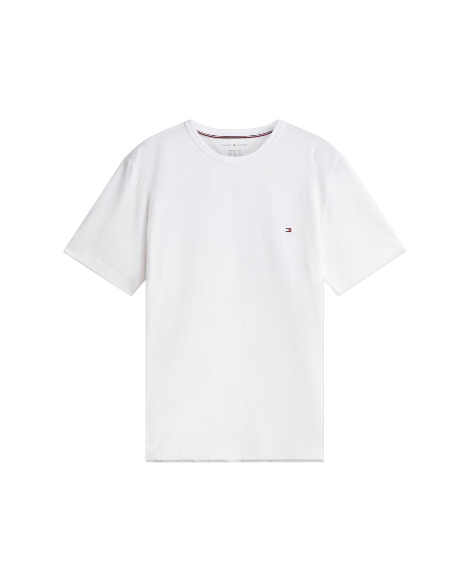 Camiseta Performance básica de caballero - Tommy Hilfiger - Blanco Blanco-4