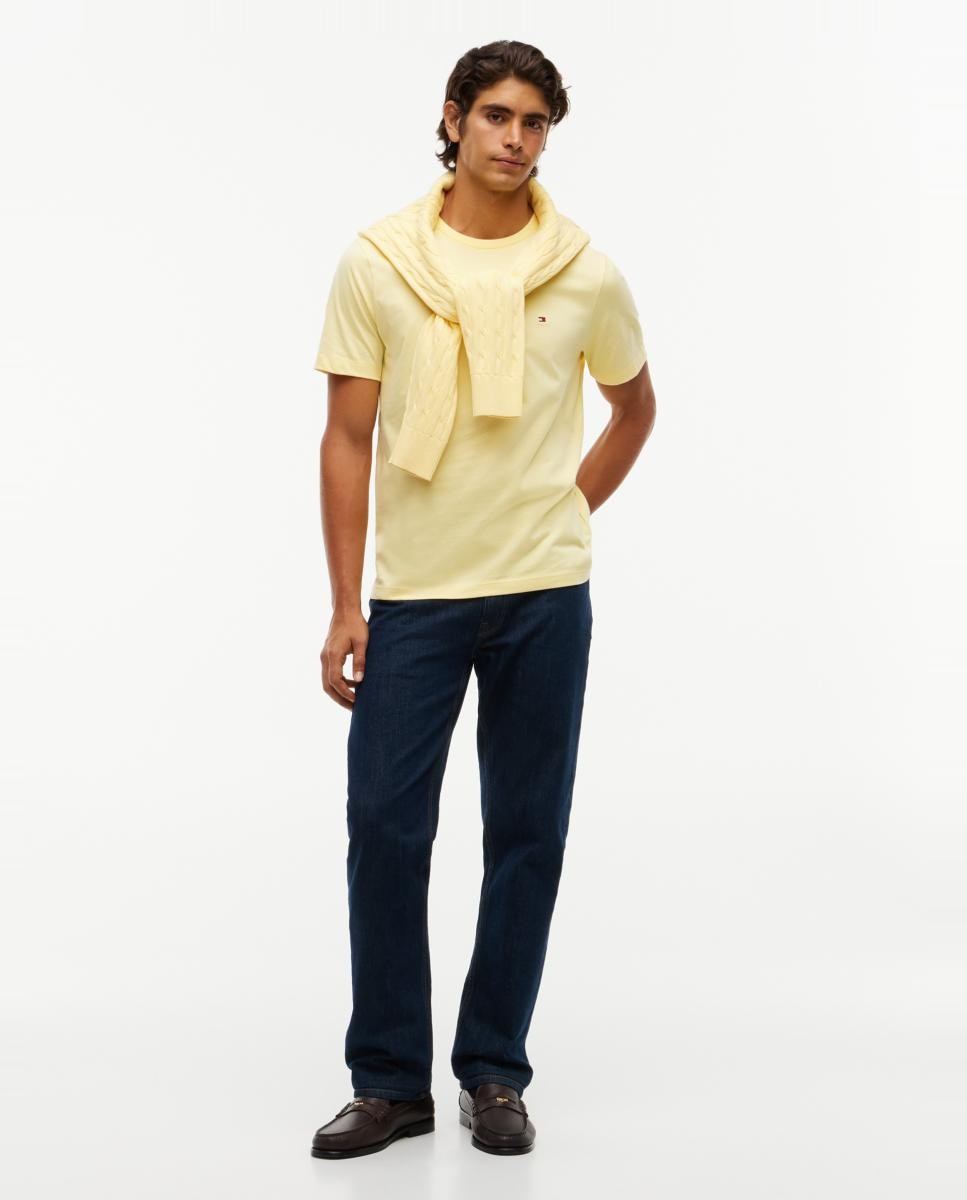 T-shirt Lisa Básica Amarelo-5