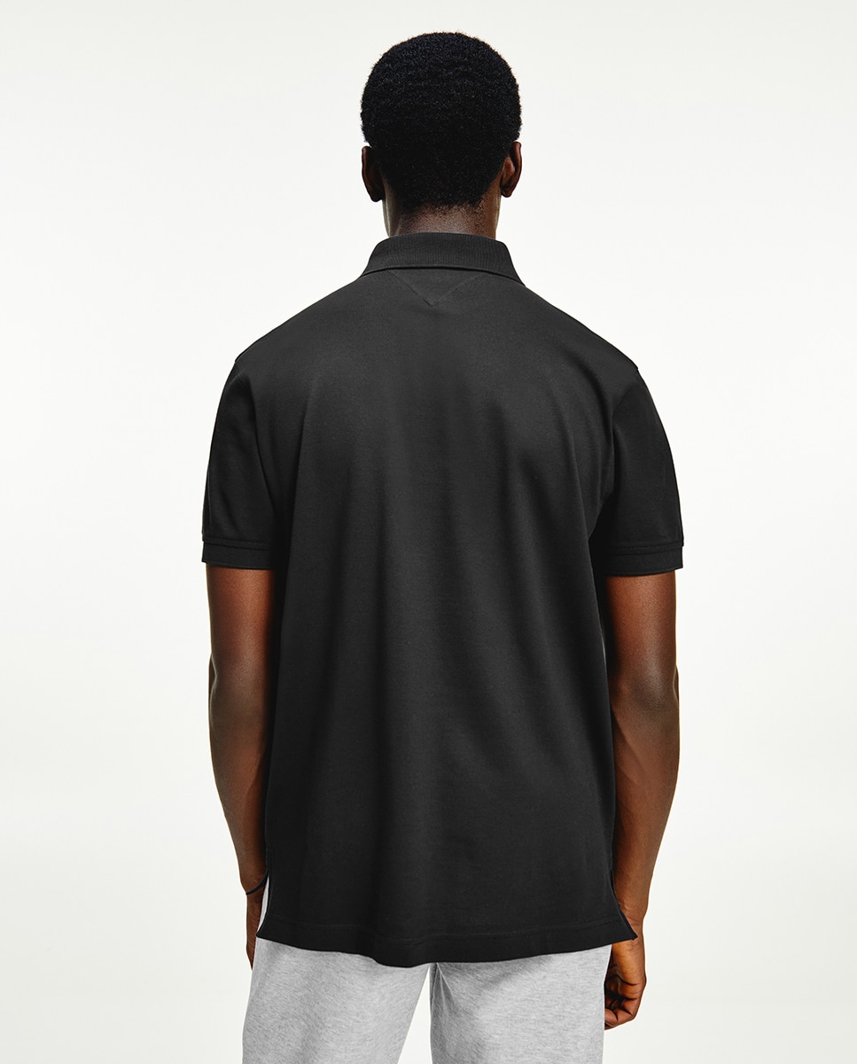 Imagen 2 de Polo regular con bandera bordada de Tommy Hilfiger - Negro Negro