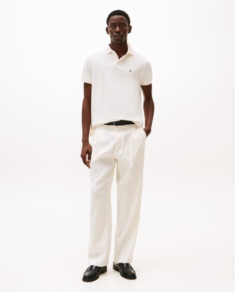Imagen 5 de Polo regular con bandera bordada de Tommy Hilfiger - Amarillo Blanco