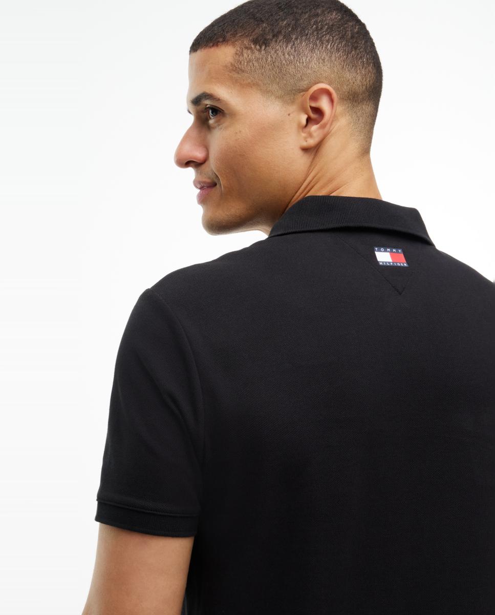 Polo de caballero de manga corta de la cápsula Cadillac - Tommy Hilfiger - Negro Negro-4