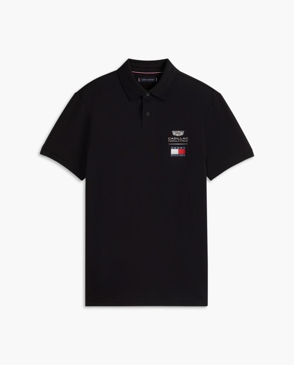 Polo de caballero de manga corta de la cápsula Cadillac - Tommy Hilfiger - Negro Negro-5