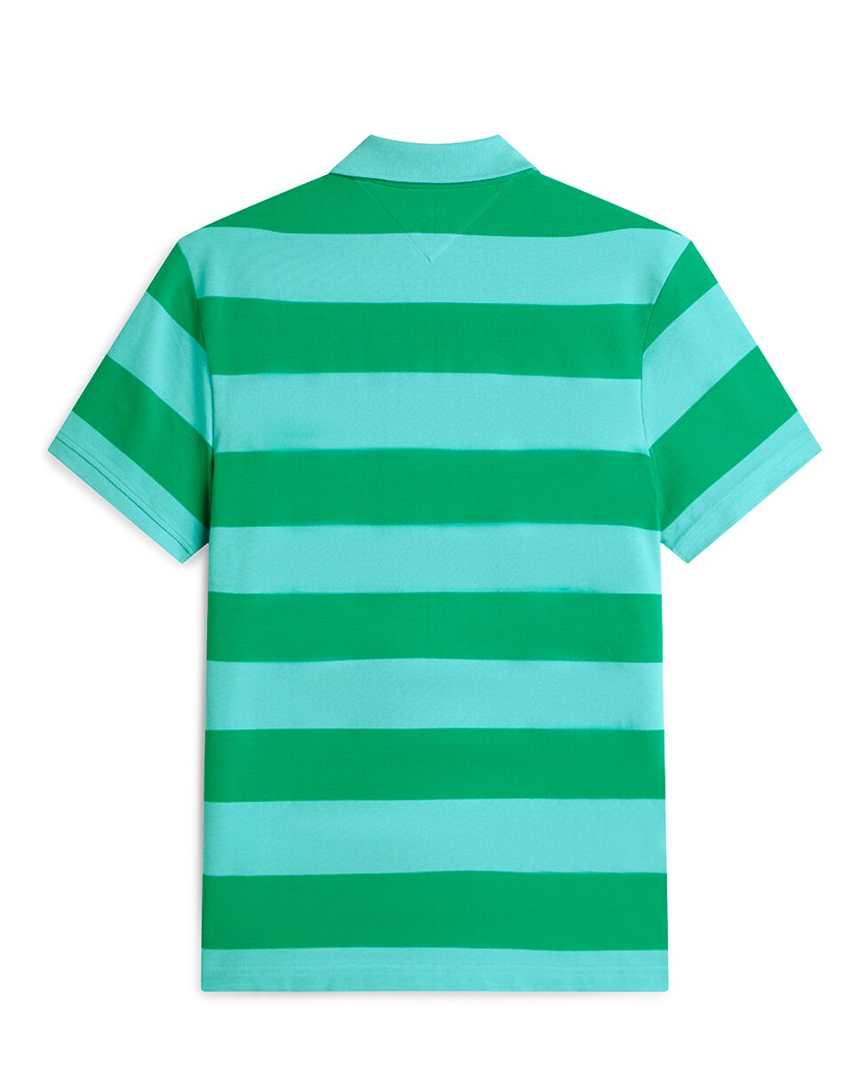 Polo Piqué às Riscas Multicolor-2