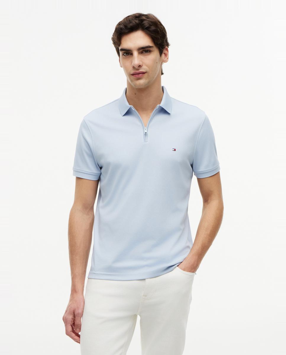 Tommy Hilfiger - Polo Performance con cremallera.