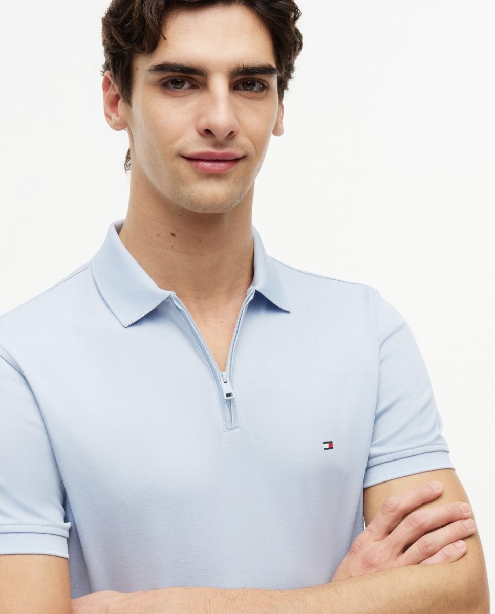 Imagen 3 de Polo Performance con cremallera - Tommy Hilfiger - Azul celeste Azul celeste