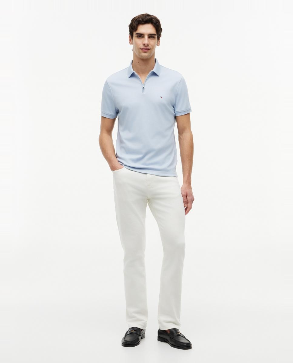 Imagen 7 de Polo Performance con cremallera - Tommy Hilfiger - Azul celeste Azul celeste
