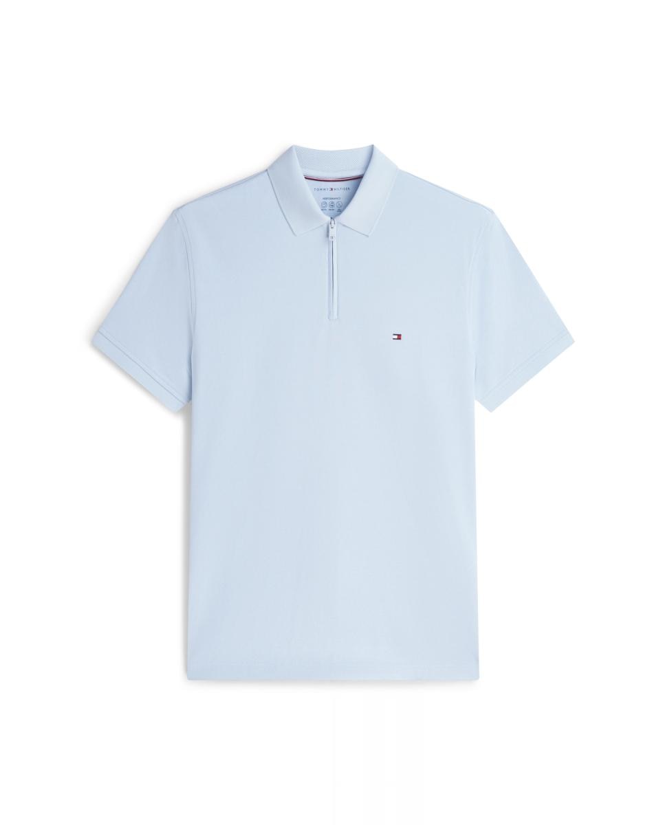 Imagen 4 de Polo Performance con cremallera - Tommy Hilfiger - Azul celeste Azul celeste