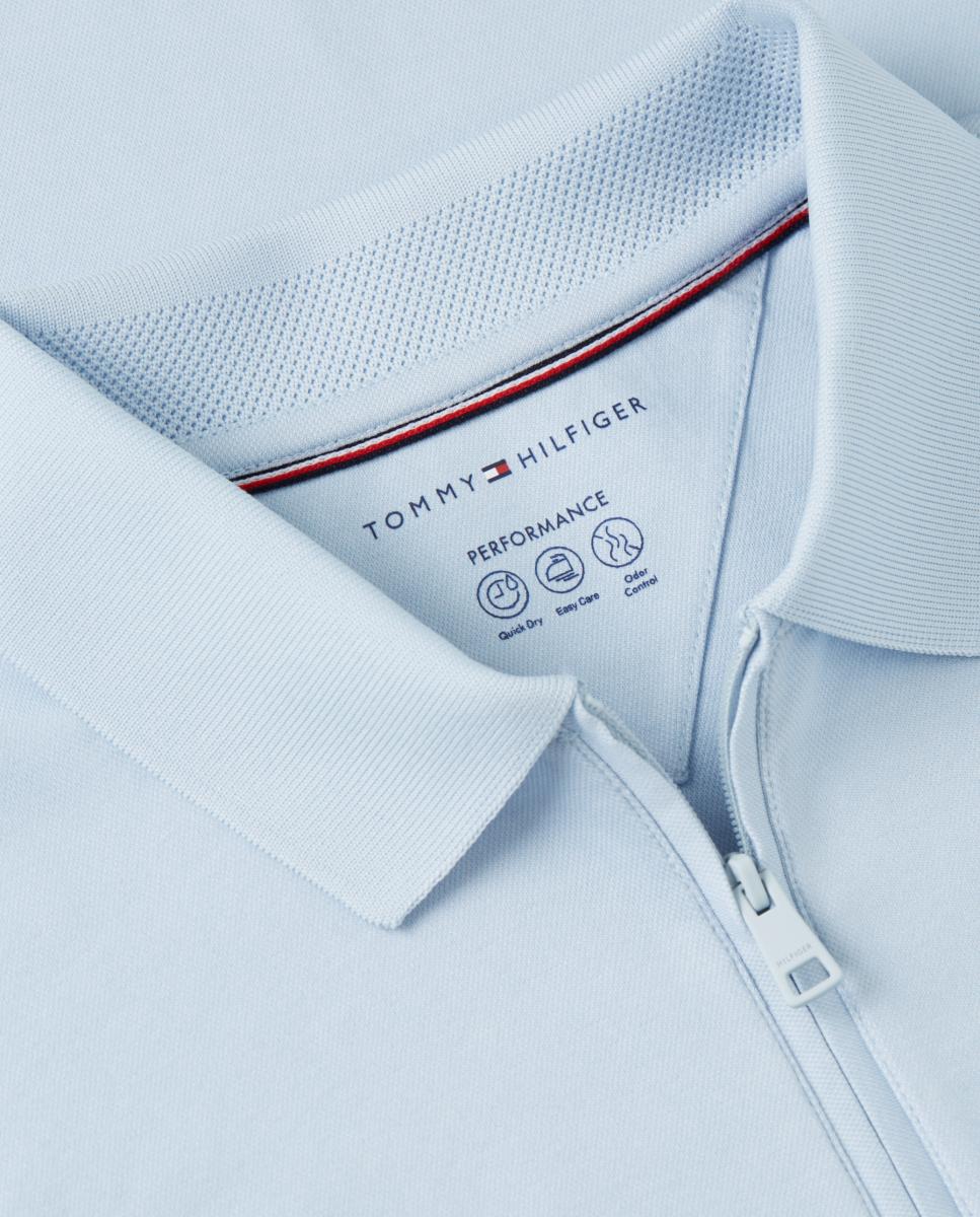 Imagen 6 de Polo Performance con cremallera - Tommy Hilfiger - Azul celeste Azul celeste