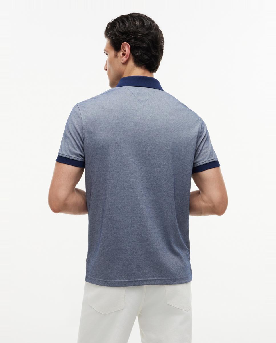 Polo Performance com Fecho de Correr Azul-marinho-2