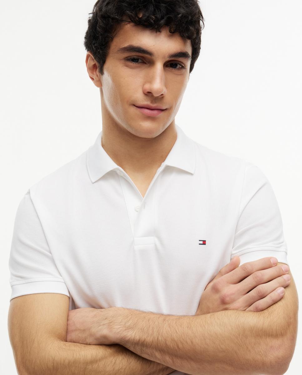 Polo Performance de caballero en piqué manga corta - Tommy Hilfiger - Blanco Blanco-3