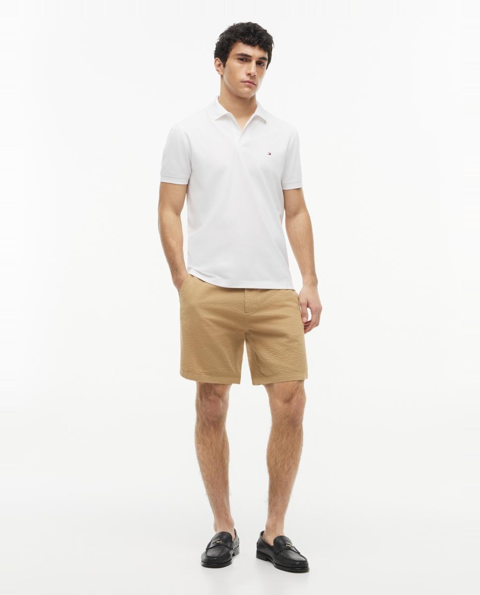 Polo Performance de caballero en piqué manga corta - Tommy Hilfiger - Blanco Blanco-6