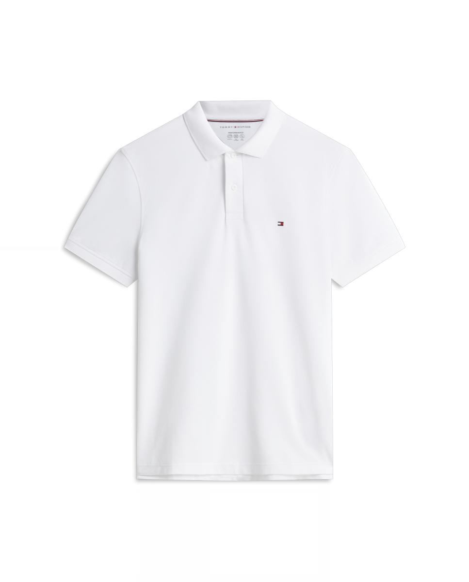 Polo Performance de caballero en piqué manga corta - Tommy Hilfiger - Blanco Blanco-4