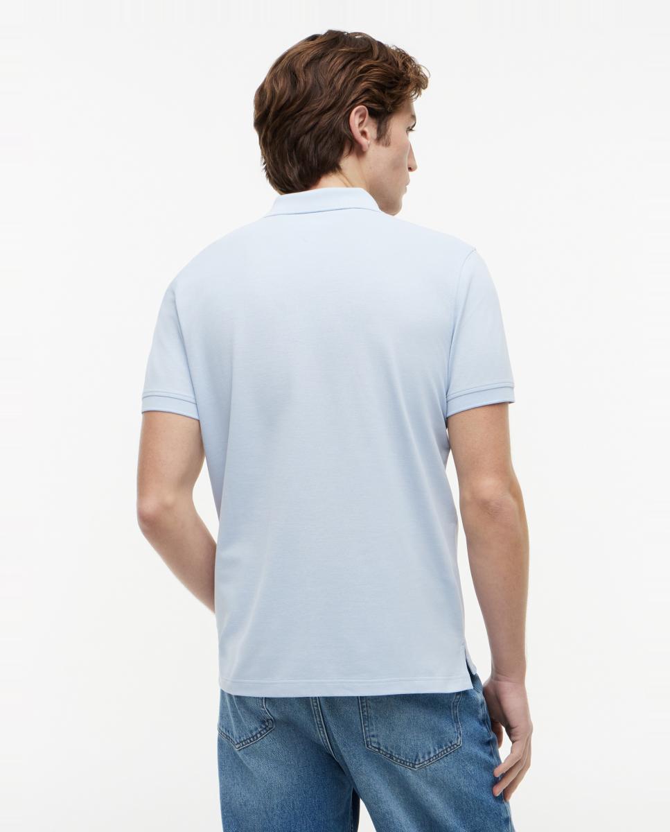 Polo Performance de caballero en piqué manga corta - Tommy Hilfiger - Azul celeste Azul celeste-2