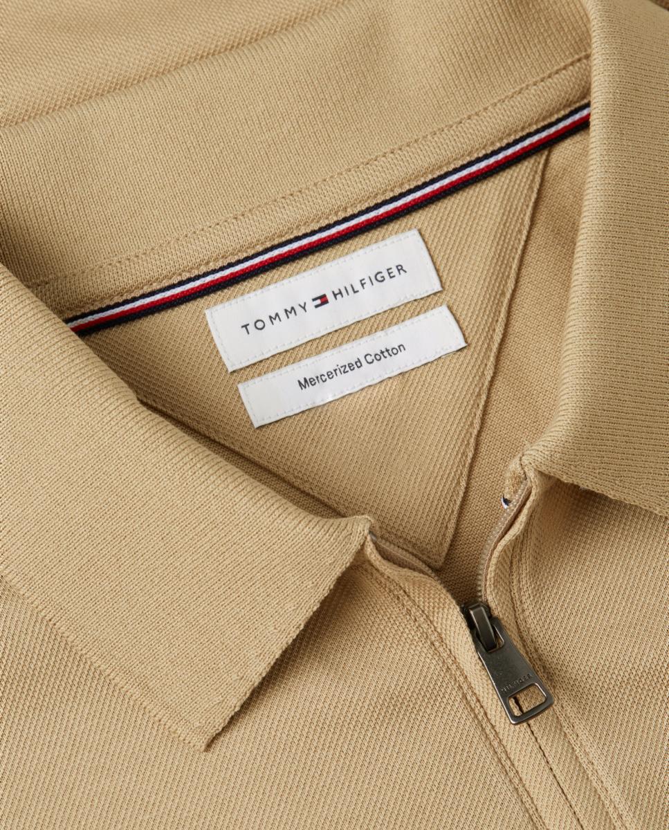 Imagen 6 de Polo manga corta de caballero en piqué mercerizado - Tommy Hilfiger - Beige Beige