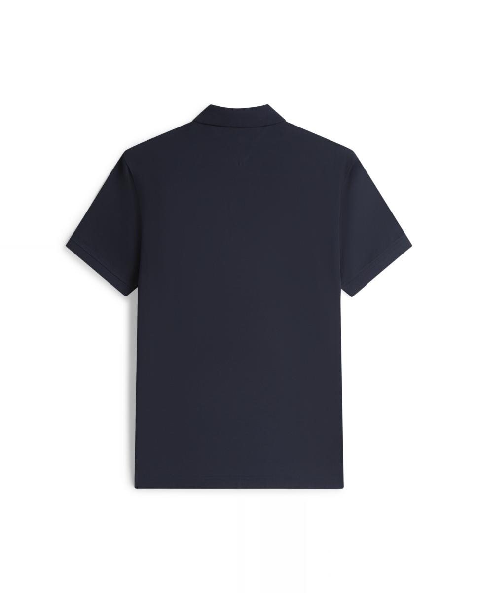 Imagen 5 de Polo manga corta de caballero en piqué mercerizado - Tommy Hilfiger - Azul marino Azul marino