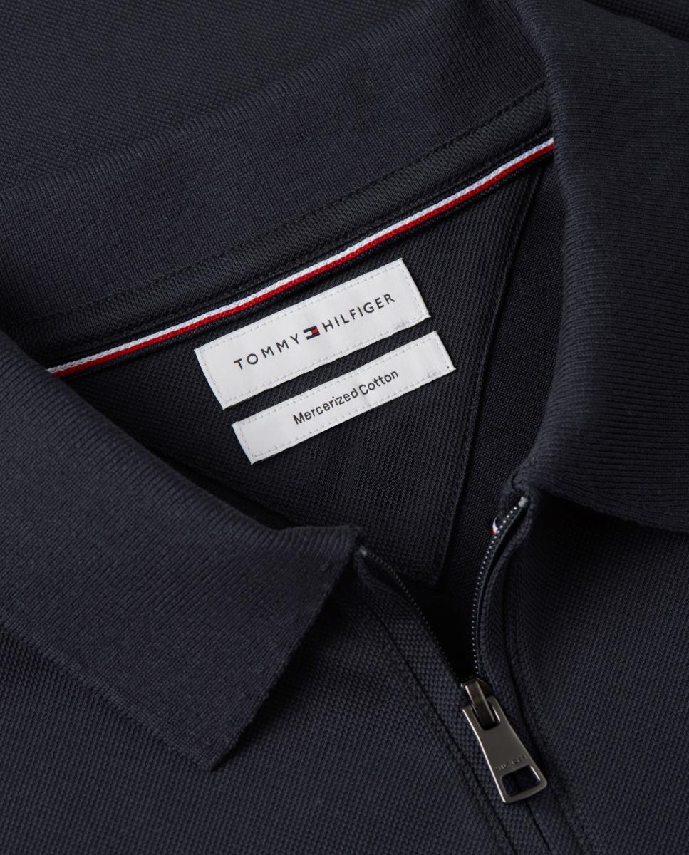 Imagen 6 de Polo manga corta de caballero en piqué mercerizado - Tommy Hilfiger - Azul marino Azul marino