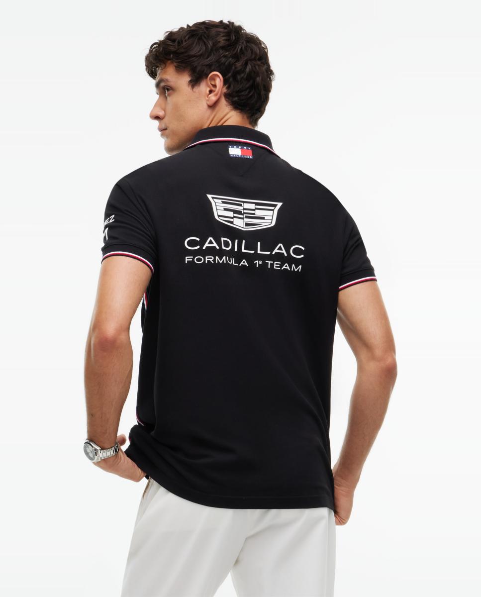 Polo de Manga Curta Cápsula Cadillac Preto-2