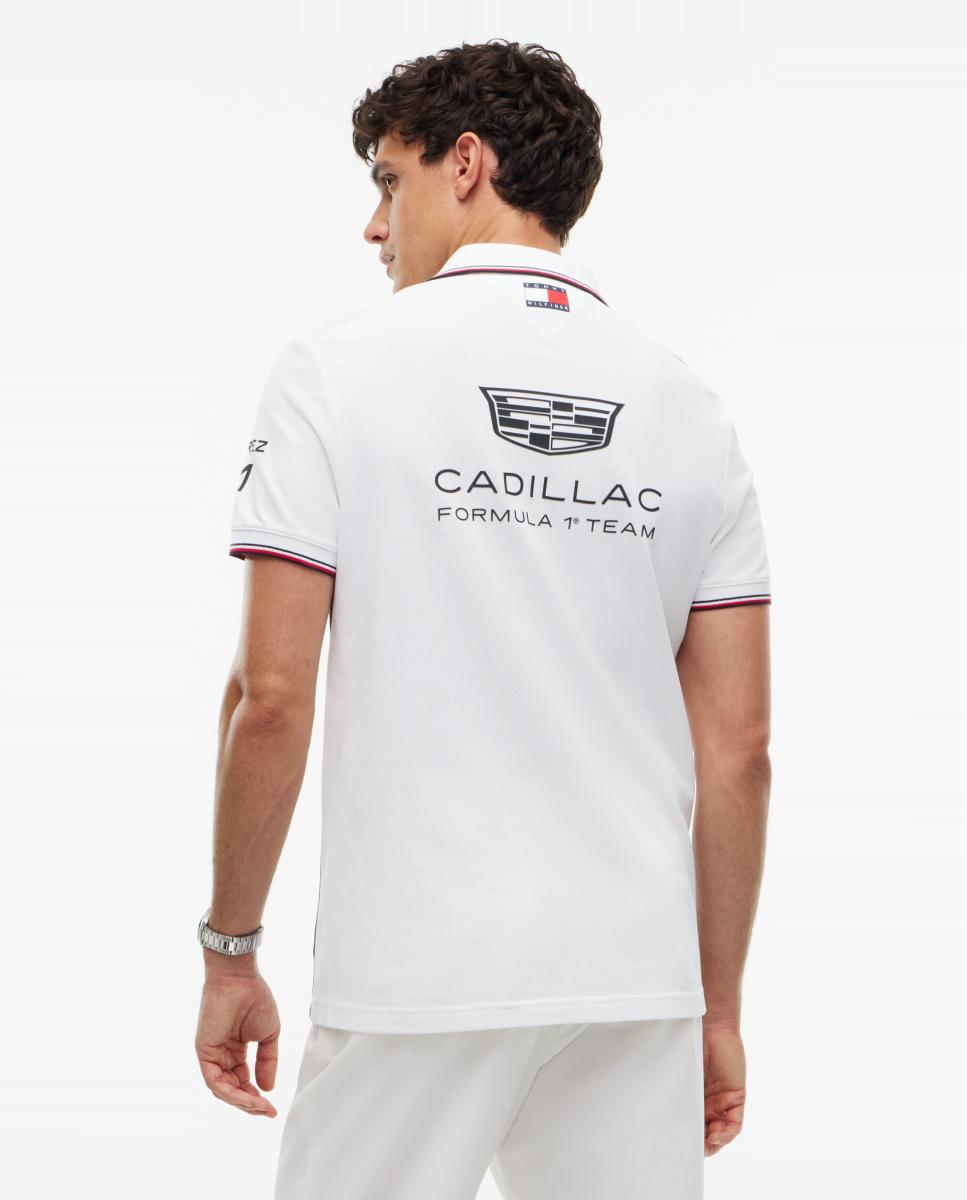 Polo de Manga Curta Cápsula Cadillac Branco-2