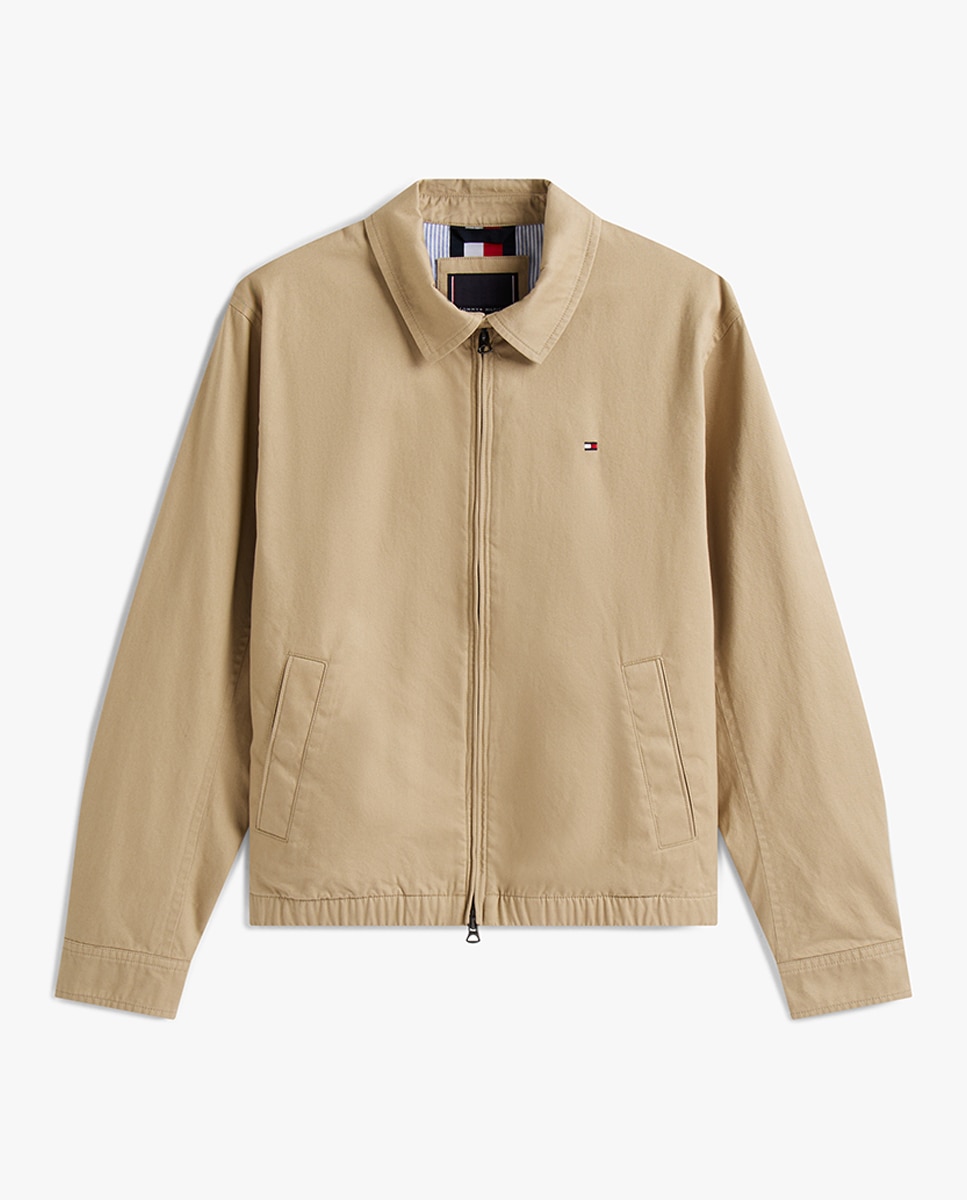 Blusão de Algodão Tipo Ivy Bege-4