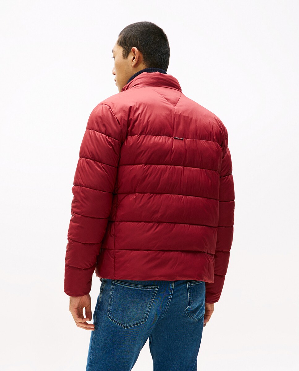 Blusão Acolchoado de Espessura Média Vermelho-2