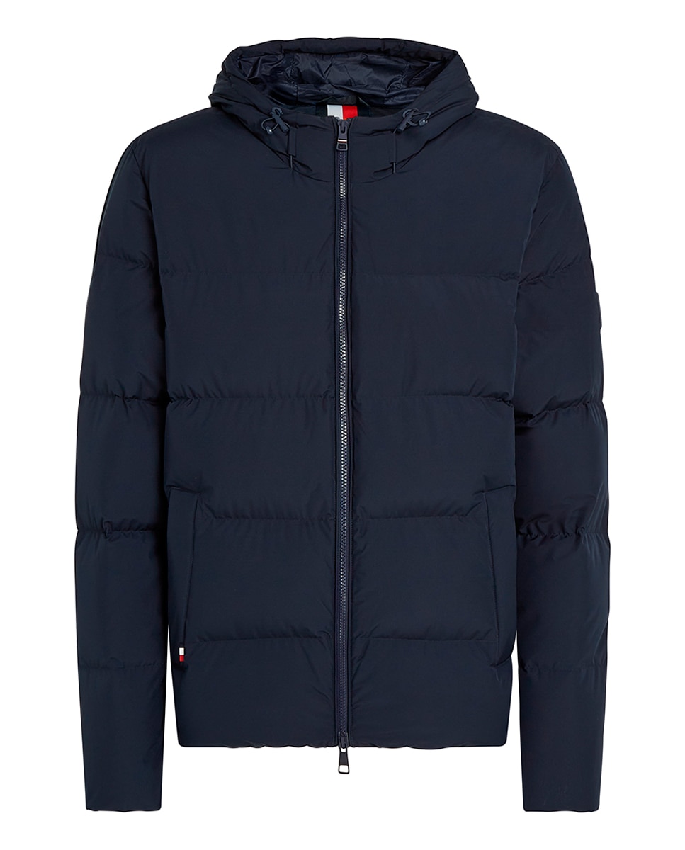 Blusão Acolchoado Tipo Puffer Azul-marinho-1