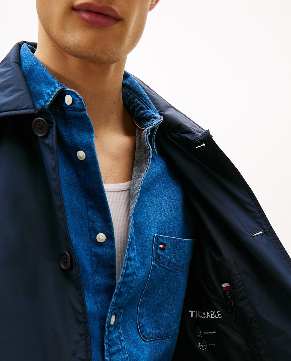 Cazadora de caballero acolchada e impermeable - Tommy Hilfiger - Azul marino Azul marino-3
